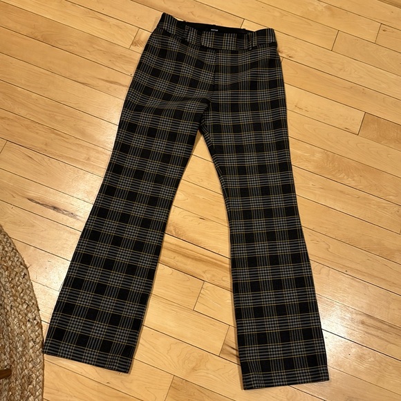 NWOT Smythe Plaid Flare Pants - Picture 7 of 10